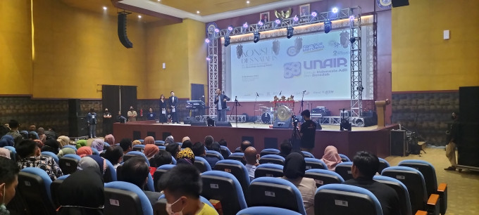 Pemukulan Gong Tandai Peresmian ASEEC Tower, Donnie Sibarani Turut Ucapkan Selamat