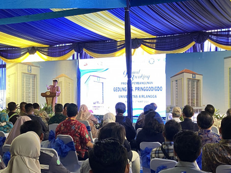 Tambah Fasilitas Untuk Sivitas, Groundbreaking Tandai Gedung Pringgodigdo Siap Dibangun