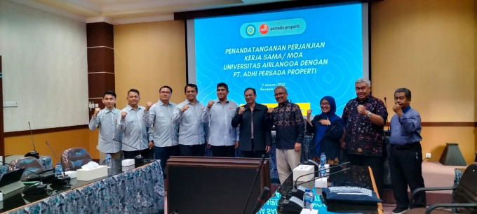 Kerjasama Dengan PT. Adhi Persada Properti, UNAIR Siap Merambah Dunia Properti Apartemen