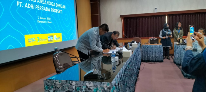 Kerjasama Dengan PT. Adhi Persada Properti, UNAIR Siap Merambah Dunia Properti Apartemen
